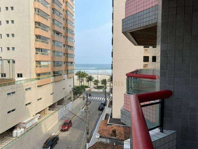 Apartamento semi-mobiliado com vista mar e 2 quartos à venda em Praia Grande!