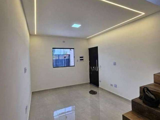 Sobrado à venda, 98 m² por R$ 515.000,00 - Maracanã - Praia Grande/SP