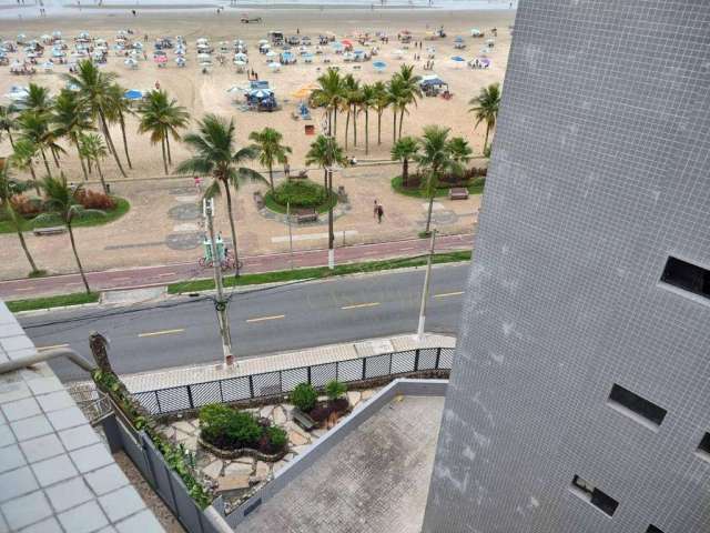 Apartamento mobiliado com 3 quartos e vista do mar à venda em Praia Grande, aceita financiamento bancário!