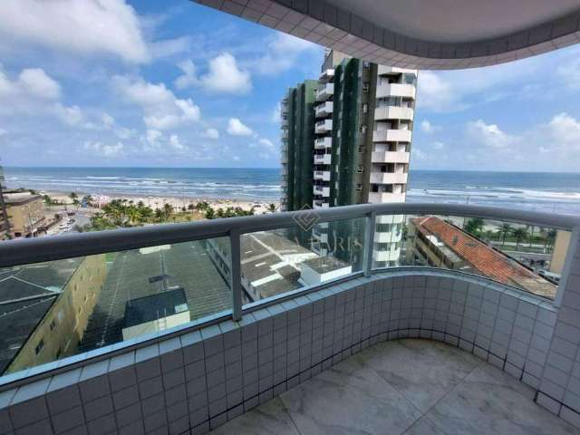 Apartamento com 2 quartos e vista mar à venda, 76 m² - Caiçara - Praia Grande/SP