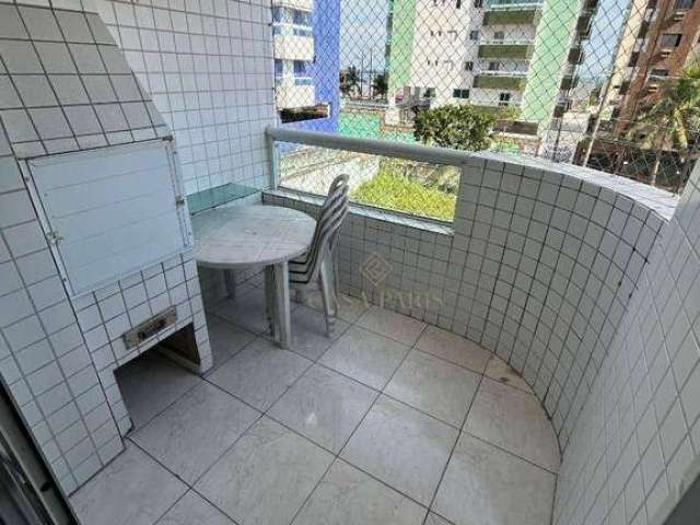 Apartamento com 1 quarto à venda, 45 m² por R$ 320.000 - Maracanã - Praia Grande/SP