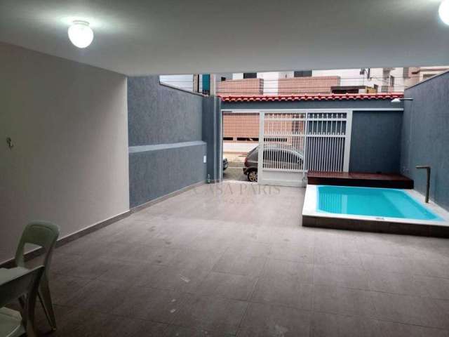 Sobrado com 3 quartos  à venda, 129 m² por R$ 625.000 - Caiçara - Praia Grande/SP