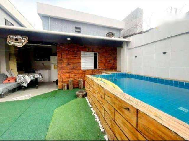 Casa com 3 dormitórios à venda, 80 m² por R$ 590.000,00 - Maracanã - Praia Grande/SP