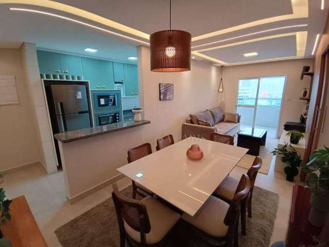 Apartamento com 2 quartos à venda, 71 m² por R$ 610.000 - Vila Guilhermina - Praia Grande/SP