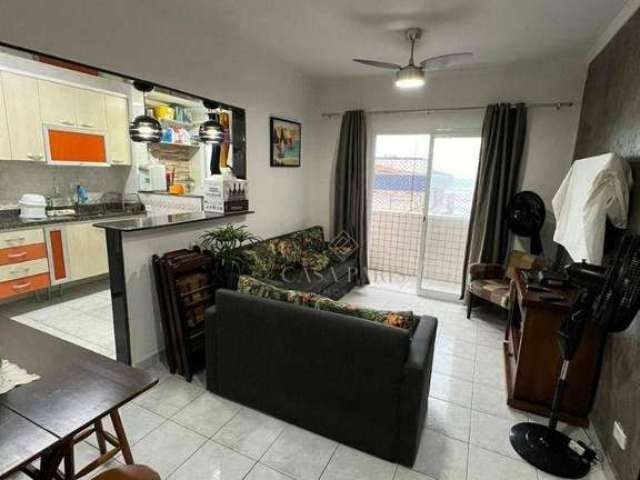 Apartamento com 1 quarto à venda, 55 m² por R$ 310.000 - Caiçara - Praia Grande/SP