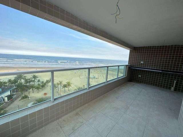 Apartamento com 3 quartos frente mar à venda, 111 m² por R$ 950.000 - Mirim - Praia Grande/SP