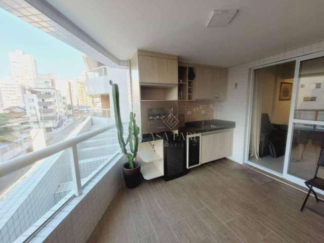 Apartamento com 2 quartos à venda, 110 m² por R$ 750.000 - Aviação - Praia Grande/SP