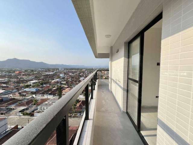 Apartamento com 2 dormitórios à venda, 67 m² por R$ 475.000 - Maracanã - Praia Grande/SP