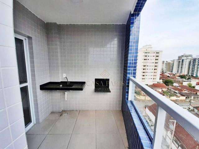 Apartamento com 2 dormitórios à venda, 60 m² por R$ 450.000 - Vila Guilhermina - Praia Grande/SP