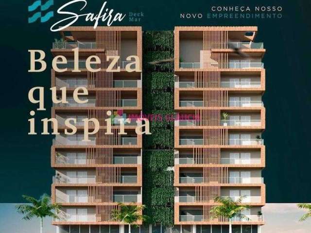 Apartamentos FRENTE MAR com 4 dormitórios no Residencial Safira, Bairro Jardim Britânia em Caraguatatuba/SP à venda