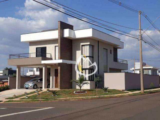 Casa com 4 dormitórios à venda, 203 m² por R$ 1.590.000,00 - Condomínio Terras do Cancioneiro - Paulínia/SP