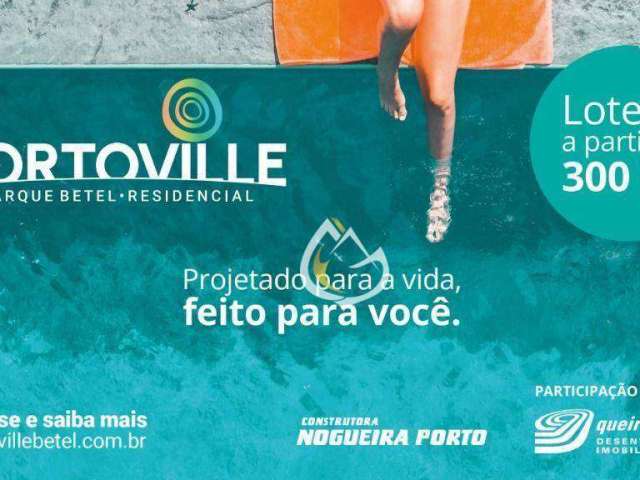 Terreno à venda, 300 m² por R$ 424.000,00 - Portoville Parque Betel Residencial - Paulínia/SP