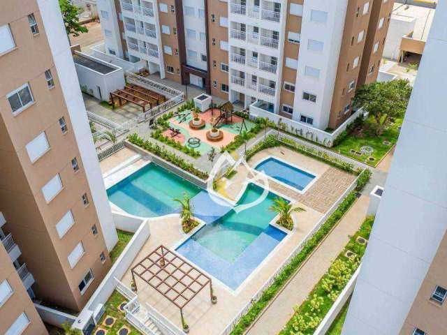 Apartamento com 3 dormitórios à venda, 70 m² por R$ 534.623,00 - Morada Morumbi Residencial Clube - Paulínia/SP