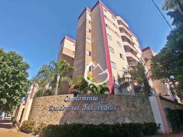 Apartamento com 3 dormitórios à venda, 81 m² por R$ 551.200,00 - Condomínio Residencial das Pedras - Paulínia/SP