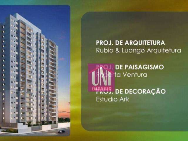 Apartamento com 3 dormitórios à venda, 67 m² por R$ 589.600,00 - Campestre - Santo André/SP