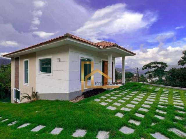 Casa nova com 2 dormitórios 1 suíte à venda, 118 m² - Parque do Imbui - Teresópolis/RJ