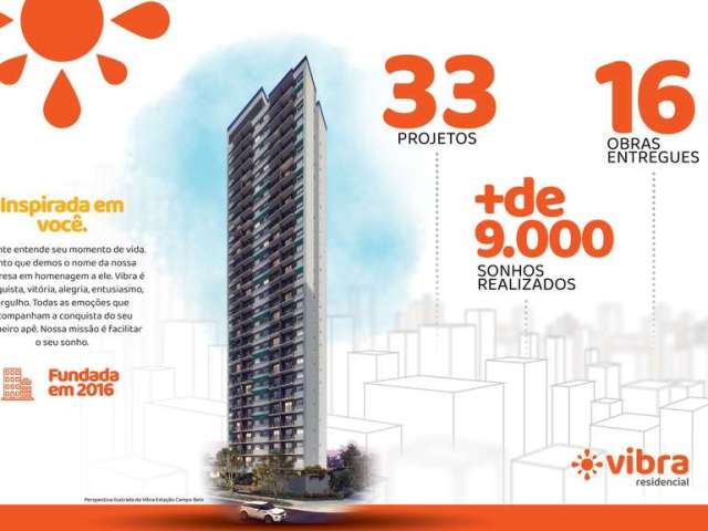 Apartamento com 2 quartos à venda na Barra Funda, São Paulo , 37 m2 por R$ 259.900