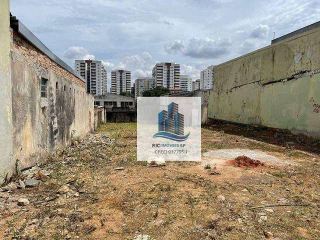 Terreno à venda, 500 m² por R$ 2.120.000,00 - Centro - São Caetano do Sul/SP