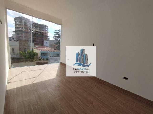 Cobertura com 2 dormitórios à venda, 110 m² por R$ 730.000,00 - Campestre - Santo André/SP