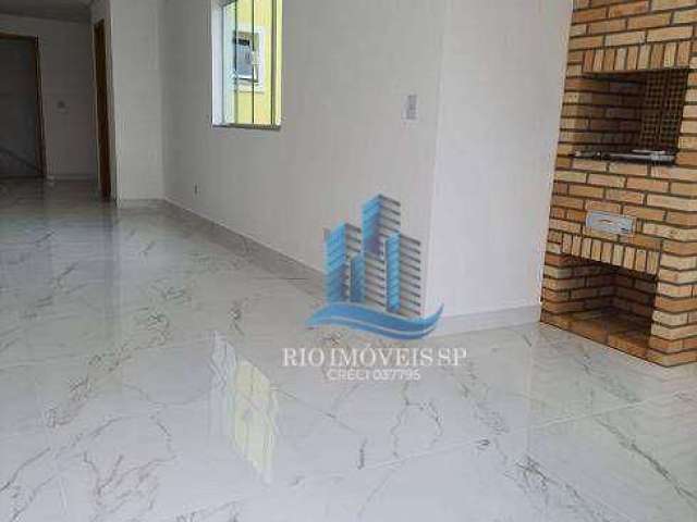 Cobertura com 3 dormitórios à venda, 186 m² por R$ 900.000,00 - Campestre - Santo André/SP