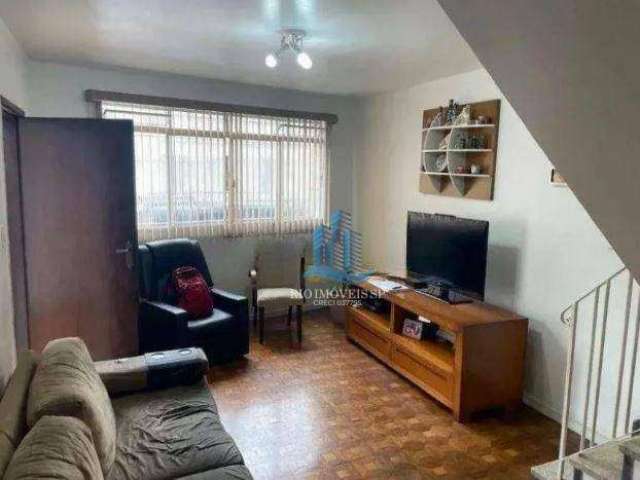 Sobrado com 3 dormitórios à venda, 113 m² por R$ 640.000 - Osvaldo Cruz - São Caetano do Sul/SP