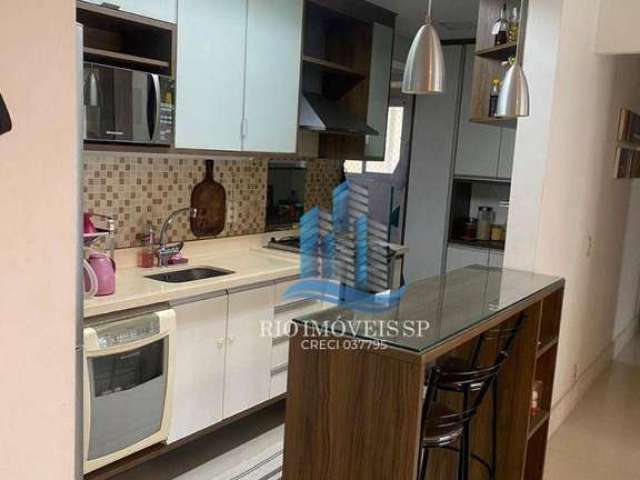 Apartamento com 3 dormitórios à venda, 74 m² por R$ 750.000,00 - Mauá - São Caetano do Sul/SP