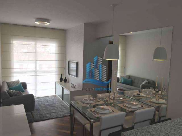 Apartamento com 2 dormitórios à venda, 62 m² por R$ 585.000,00 - Campestre - Santo André/SP