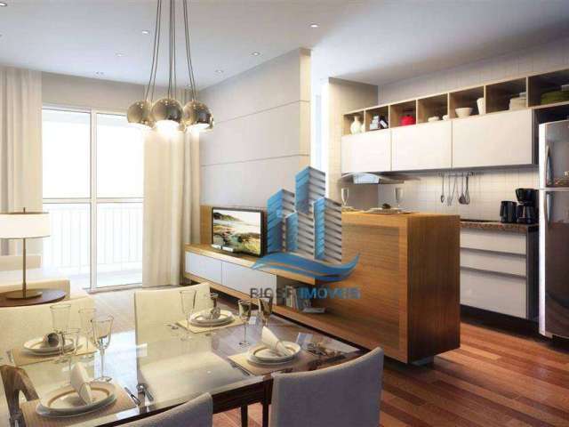 Apartamento com 2 dormitórios à venda, 63 m² por R$ 725.000,00 - Campestre - Santo André/SP