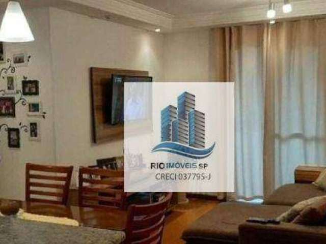 Apartamento com 3 dormitórios à venda, 80 m² por R$ 588.000,00 - Campestre - Santo André/SP