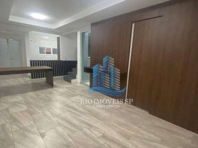 Cobertura com 3 dormitórios à venda, 137 m² por R$ 700.000,00 - Campestre - Santo André/SP