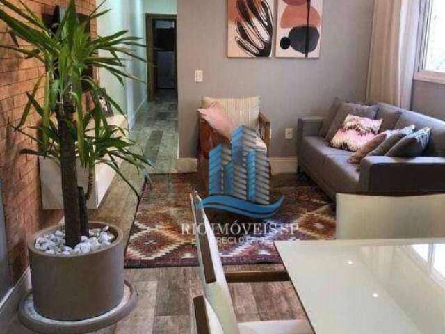 Cobertura com 2 dormitórios à venda, 190 m² por R$ 990.000,00 - Campestre - Santo André/SP