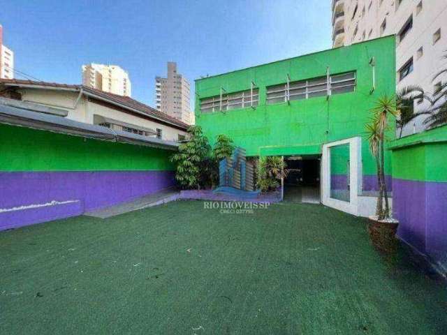 Salão, 672 m² - venda por R$ 5.500.000,00 ou aluguel por R$ 26.600,00/mês - Vila Bastos - Santo André/SP