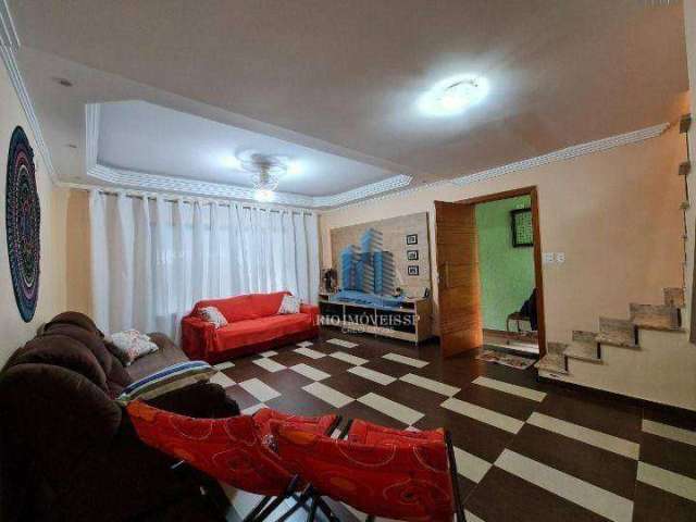 Sobrado com 4 dormitórios à venda, 220 m² por R$ 1.095.000,00 - Campestre - Santo André/SP