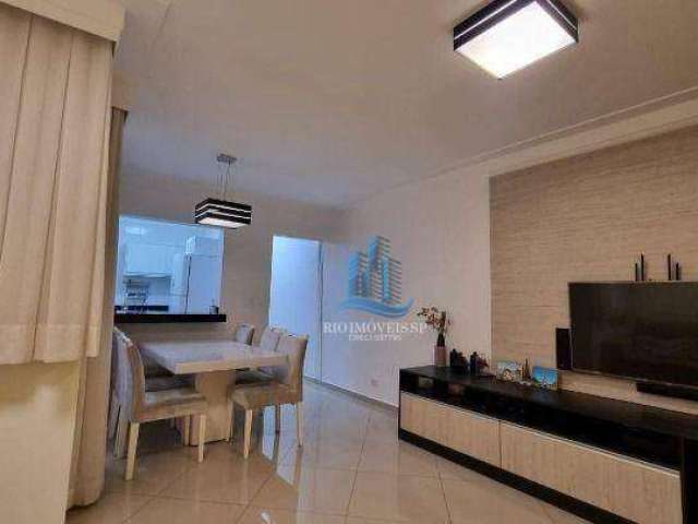 Apartamento com 3 dormitórios à venda, 83 m² por R$ 550.000 - Campestre - Santo André/SP