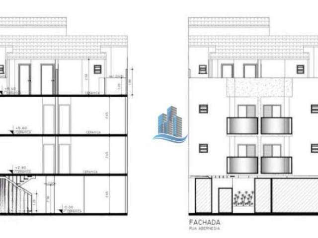 Apartamento com 3 dormitórios à venda, 85 m² por R$ 540.000,00 - Santa Maria - Santo André/SP