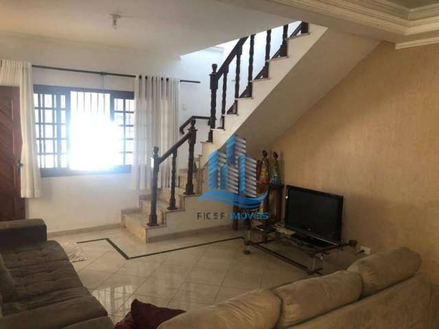 Sobrado com 3 dormitórios à venda, 177 m² por R$ 1.200.000,00 - Osvaldo Cruz - São Caetano do Sul/SP