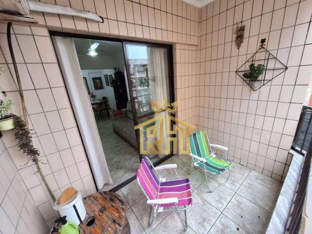 Apartamento 02 dormitórios - sacada frente rua - Lazer - 1 vaga de garagem - Tupi - Praia Grande (SP)