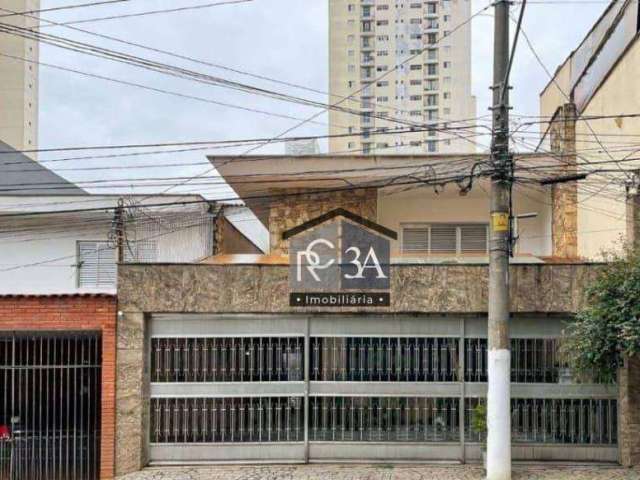 Sobrado com 3 dormitórios, 292 m² - venda por R$ 1.950.000,00 ou aluguel por R$ 13.100,00/mês - Tatuapé - São Paulo/SP