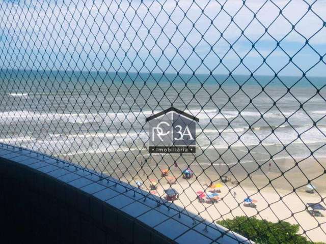 Apartamento frente mar com 2 dormitórios à venda, 68 m² por R$ 434.000 - Satelite - Itanhaém/SP