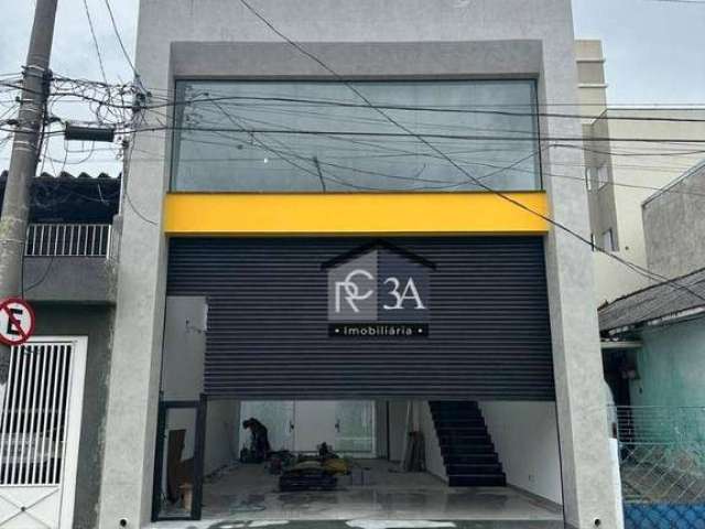 Salão comercial para alugar com mezanino, 160m². Rua Taubaté, Vila Formosa - SP