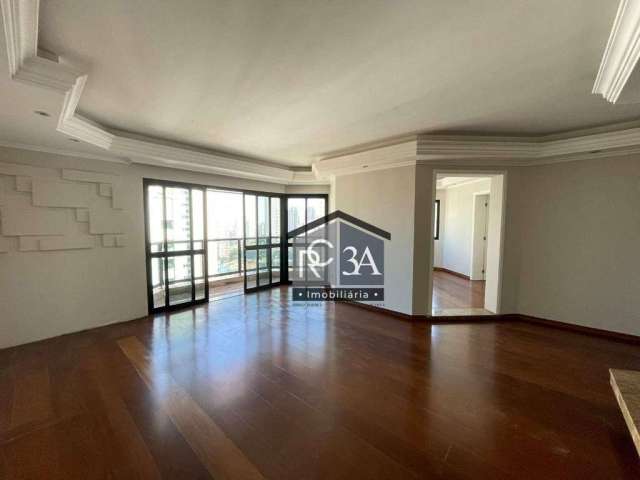 Apartamento com 3 dormitórios, 200 m² - venda por R$ 1.100.000,00 ou aluguel por R$ 16.607,00/mês - Jardim Anália Franco - São Paulo/SP