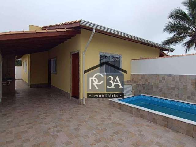 Casa com 2 dormitórios à venda, 72 m² por R$ 315.000,00 - Jardim Lindomar - Itanhaém/SP