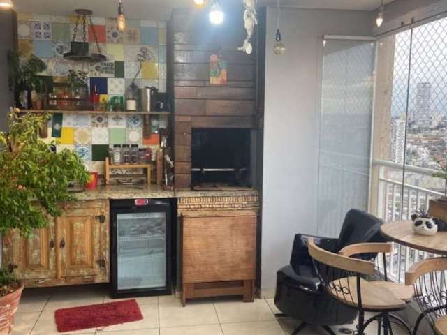 Apartamento a venda no carrão com 106 m², com 3 suítes, sacada gourmet, 2 vagas.