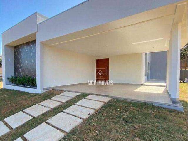 Casa 3 quartos com piscina em Lote de 1.000m² à venda no Condomínio Vale do Luar!