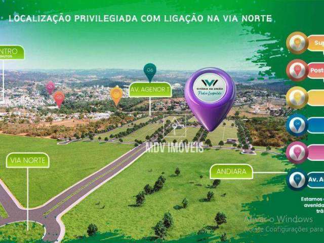 Lotes a partir de 360 m² residenciais e comerciais financiados em Pedro Leopoldo!