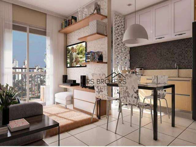 Apartamento com 2 dormitórios à venda, 30 m² por R$ 280.000,00 - Vila Silveira - Guarulhos/SP