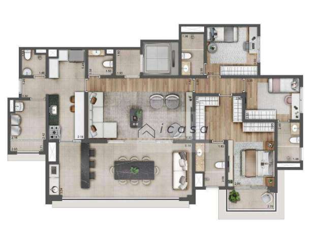 Apartamento com 3 dormitórios à venda, 155 m² por R$ 2.217.358,00 - Tucuruvi - São Paulo/SP