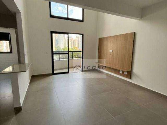 Loft com 1 dormitório para alugar, 78 m² por R$ 5.253,01/mês - Jardim Aquarius - São José dos Campos/SP