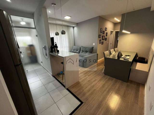 Apartamento com 2 dormitórios à venda, 64 m² por R$ 447.000,00 - Residencial Cyan - Taubaté/SP