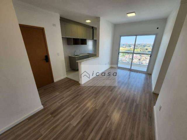 Apartamento com 3 dormitórios para alugar, 75 m² por R$ 3.938,00/mês - Villa Branca - Jacareí/SP